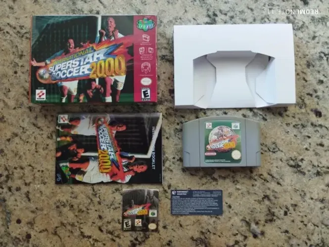 Jogo Original de Nintendo 64 International Superstar Soccer 2000 com Caixa