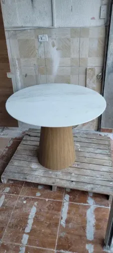 Fabricamos mesa cone + tampo redondo 100cm espirito santo