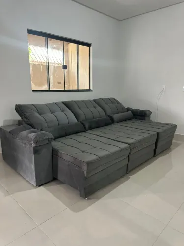 Sofá Morfeu 2,90M retrátil/ reclinavel 