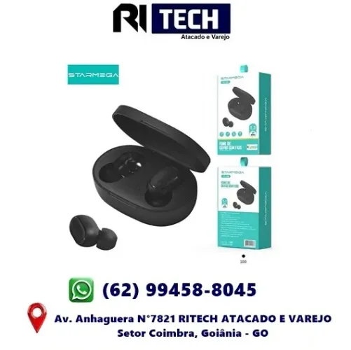 Fone de Ouvido Bluetooth Starmega ST-158 - Qualidade de Som e Conforto
