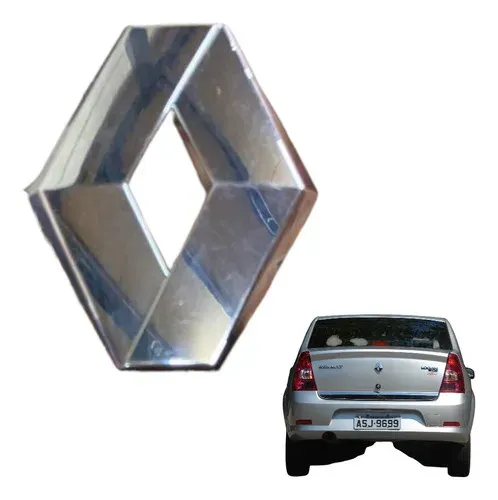 Emblema Porta Malas Renault Logan Sandero 2010 2012 Usado