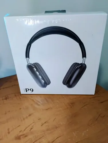 fone P9 bluetooth Cor Preta