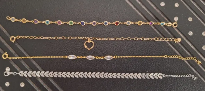 Conjunto de 4 pulseiras