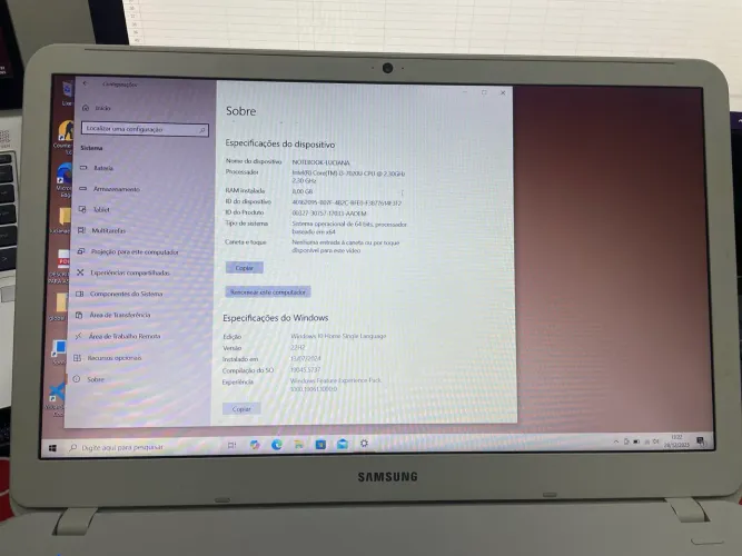 Notebook Samsung NP350XAA