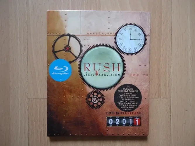 Blu ray Disc Rush - Time machine 2011 Live In Cleveland Importado para colecionador