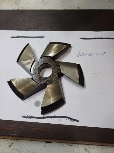 Fresa para almofada de aço 165x30xz=5 