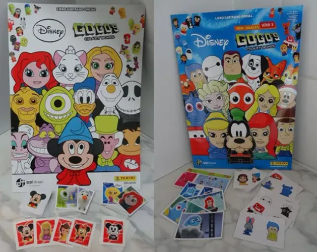 Disney Gogos - álbum e figurinhas - séries 1 e 2 - novos