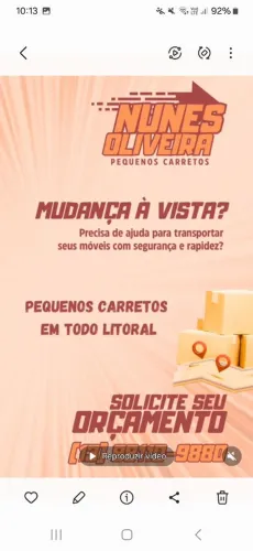 Mudanças para todo Litoral e Interior