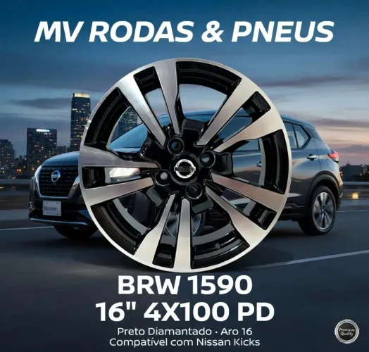 JOGO DE RODAS ARO 16 4x100