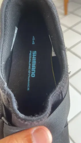 Sapatilha de triatlo tamanho 42 Brasil Shimano preta 5 vezes de uso
