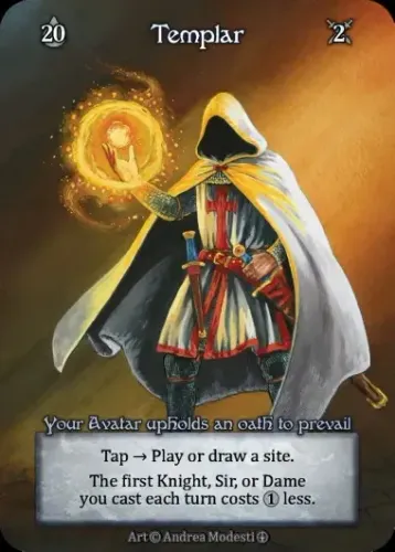 Sorcery Contested Realm - Templar's Knight (Precon deck AL)