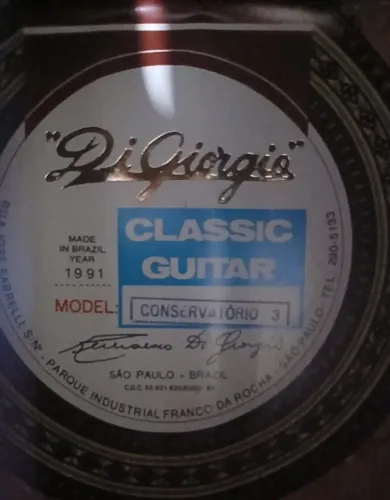 Violão Di Giorgio Clássico Conservatório 3
