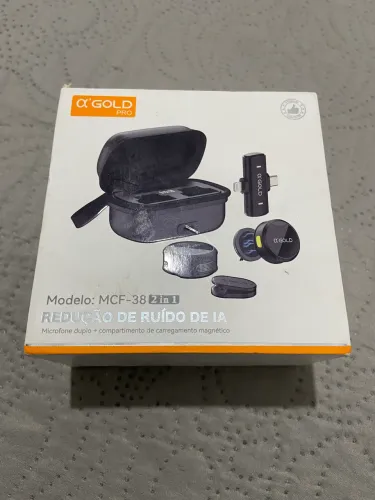 Microfone de lapela sem fio