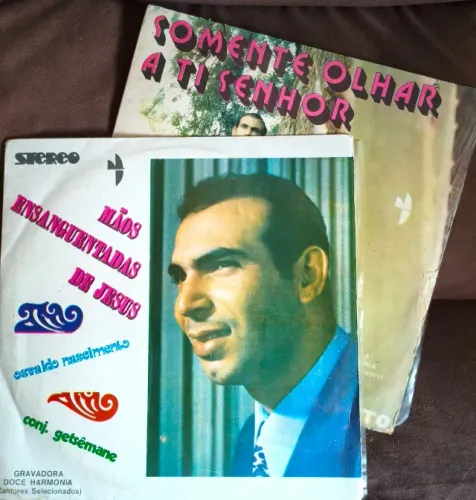 Lote 2 Lps Discos De Vinil Gospel Evangélico - Osvaldo Nascimento