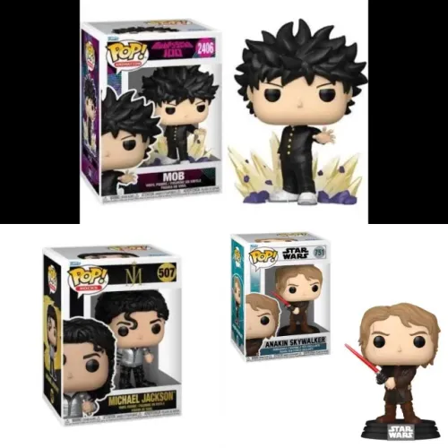 Funko Pop Mob, Michael e Anakin