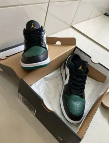 Nike Air Jordan 1 Low "Green Toe"