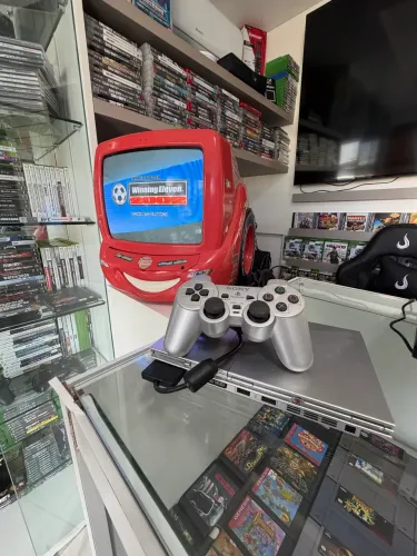 Ps2 Prata lendo jogos de ps1 raridade 