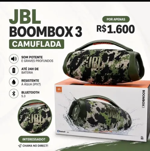 JBL bombox 3 camuflada original