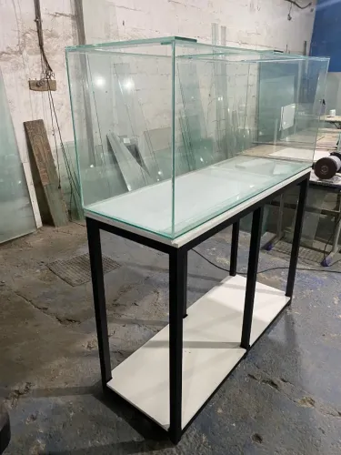 Aquário 120x60 com Base de Alumínio | AquArt