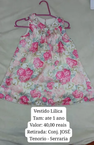 Roupa de bebê menina
