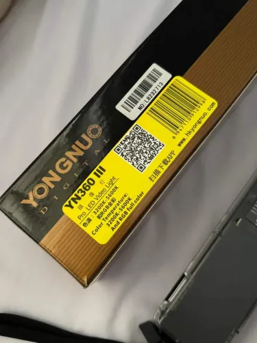 Iluminador Bastão Yn360 lii + F970, Carregado + Fonte +tripé