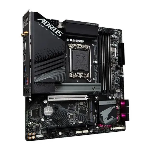 Placa Mãe 1700 12ª, 13ª, 14ª Geração Gigabyte Z790M Aorus Elite Ax, Ddr5 192Gb, Wifi, Dp,