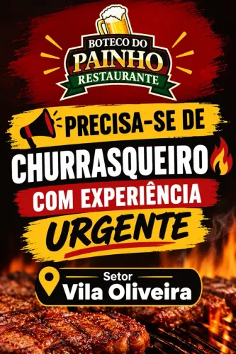 Vaga pra churrasqueiro 