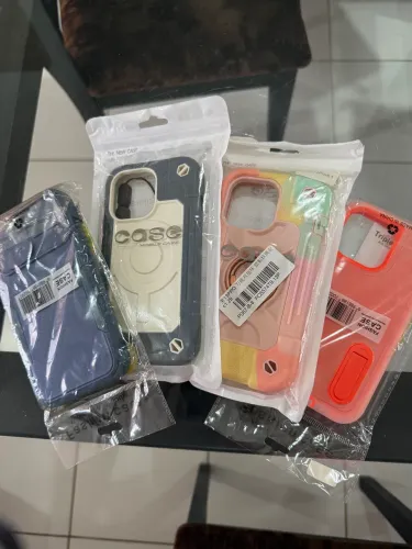 Kit com 4capas 3em1 anti-impacto iPhone 13pro