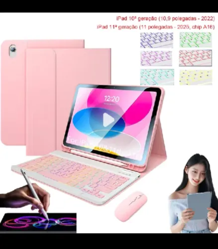 BACK Field Capa para tablet + Mouse + Teclado.