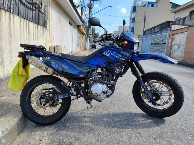 XTZ 125 2004 Azul Motard
