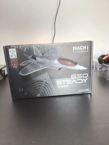 FONTE MACH 1 650w NOVA NA CAIXA E COM GARANTIA