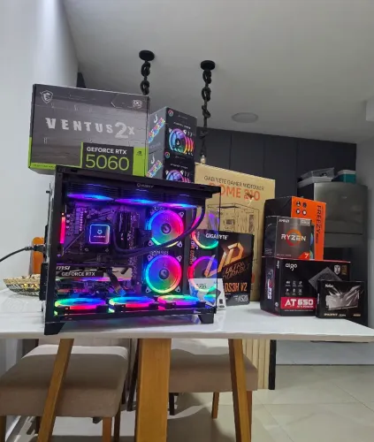 PC Gamer Todas Peças Novas - RTX 5060 + RYZEN 7 5700X + 32GB - ACEITO PS5