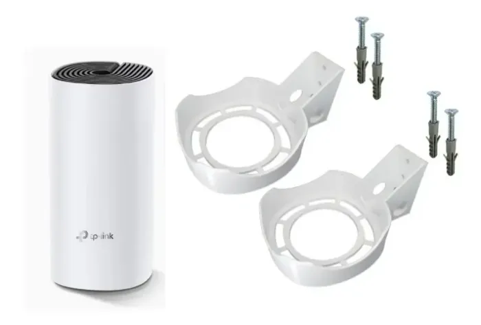 Kit 2 Suporte De Parede Roteador Mesh Tp Link Ac Deco M4 -e4