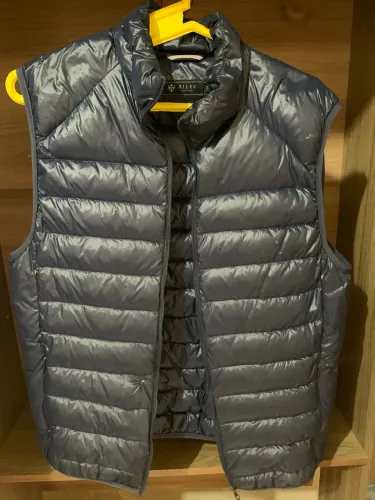 Colete Puffer Masculino Azul M