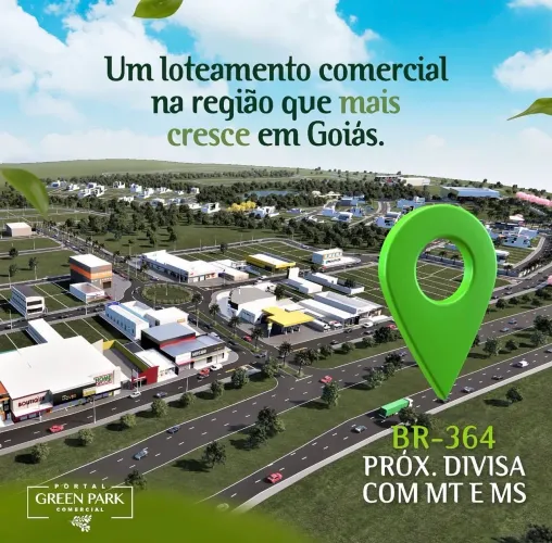 OPORTUNIDADE: ÁGIO DE LOTE NO PORTAL GREEN PARK II MINEIROS GO