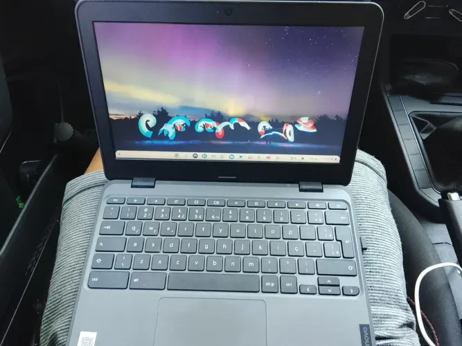 Chromebook Lenovo 100e Intel Celeron 4gb 64gb Chrome Os Cinza