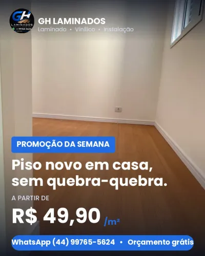 Mega promoção em laminados e vinilicos 