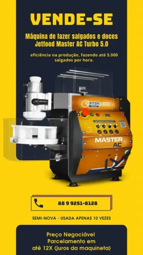 Vendo máquina de Salgados Inter Laser