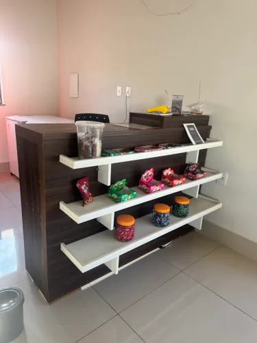 Balcão de caixa de MDF