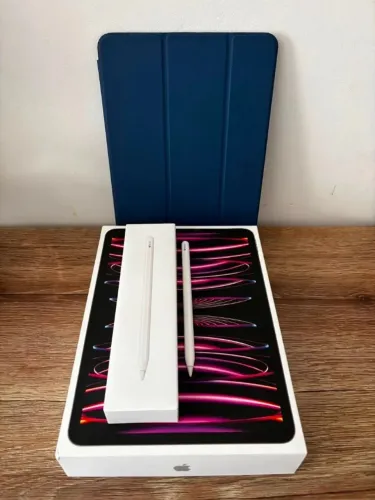 ipad pro m2 256gb cinza espacial