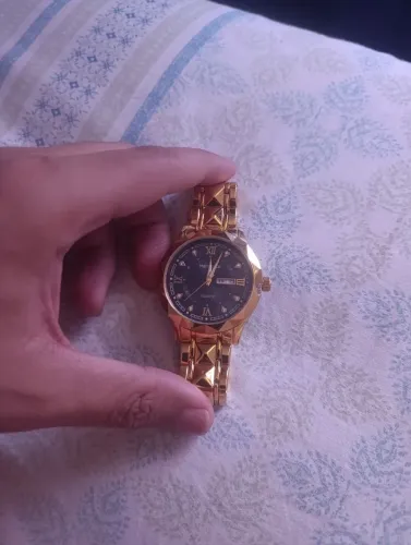 RELÓGIO USADO DOURADO LEIA DESCRIÇÃO POR FAVOR