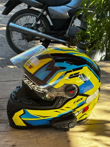 Capacete FW3 com intercomunicador