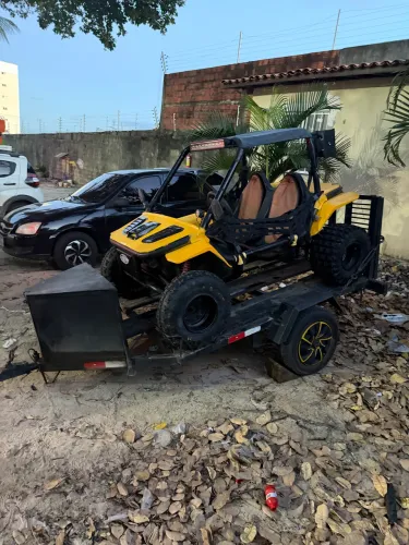 GAIOLA/MINI BUGGY MAQ 400 (motor Honda) + REBOQUE 