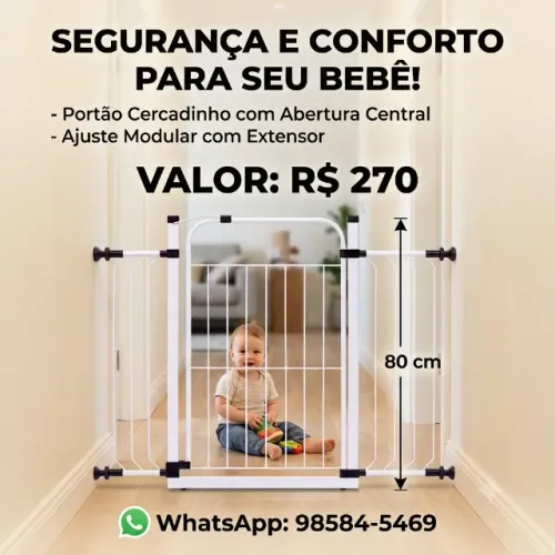 portão com abertura para bebes , ou pets