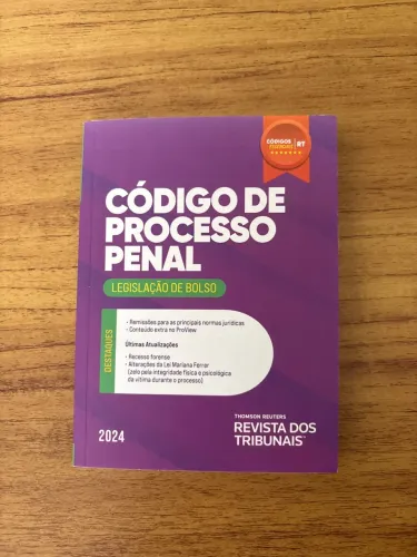 Livro: Código de Processo Penal ? RT
