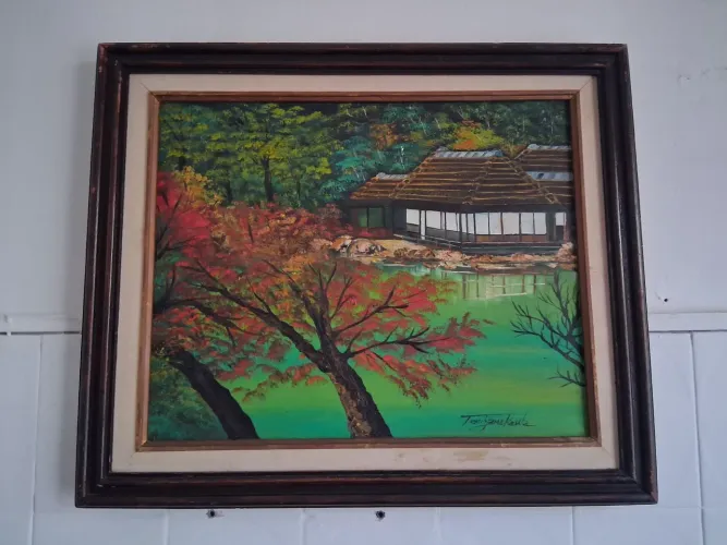 Quadro óleo sobre tela - tiemy yamakawa