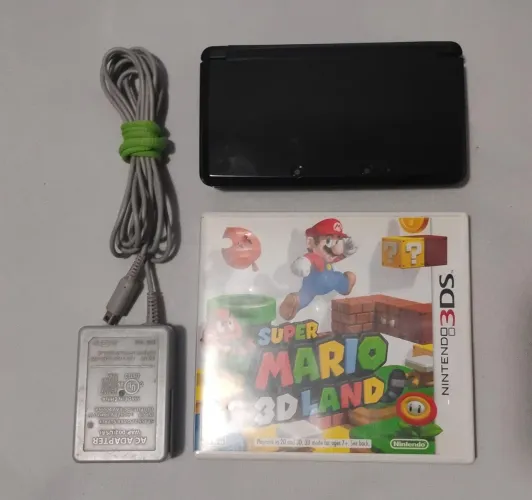 NINTENDO 3DS COSMO BLACK DESBLOQUEADO+ SUPER MARIO 3D LAND COMPLETO