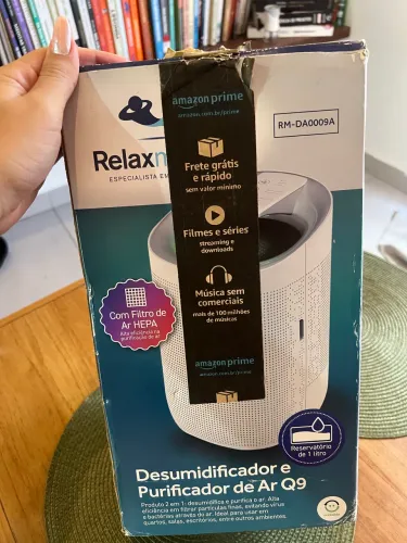 Desumidificador e Purificador de Ar Q9 - Estado de novo