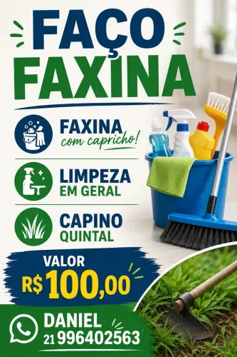 Faço faxina