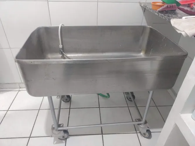 BANHEIRA INOX PARA PET SHOP / CLÍNICA VETERINÁRIA